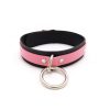 leather-slave-collar-pink-front