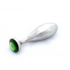 steel-curved-anal-plug-green-gem