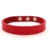 red-leather-choker-front-view