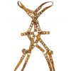 womens-harness-yellow-snake-skin