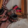 faux-fur-red-pink-burgundy-bdsm-cuffs