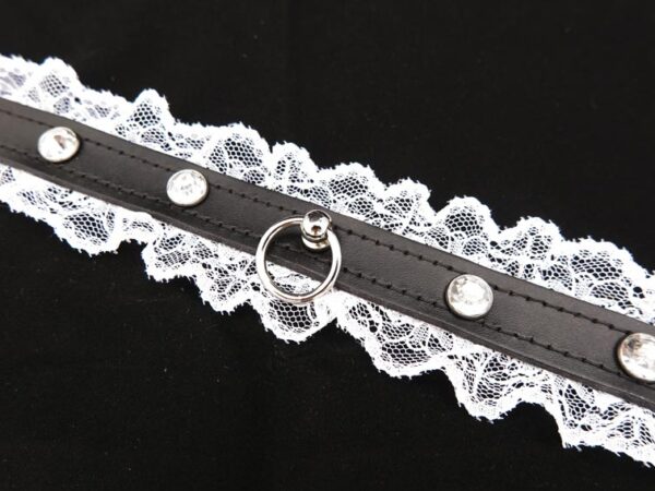 sexy-bdsm-collar-white-lace-gems
